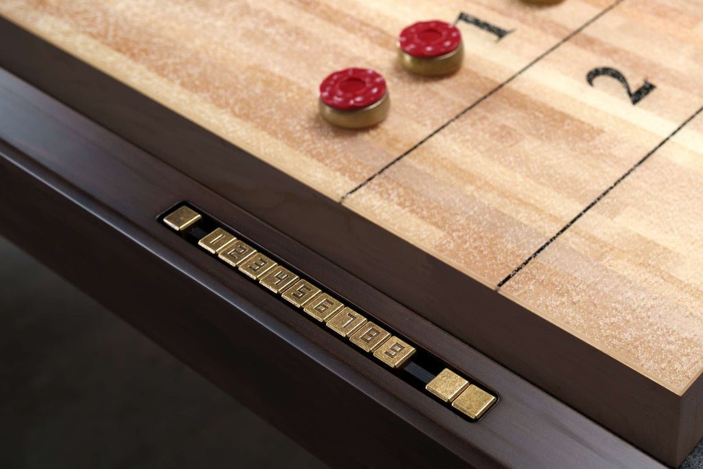 George Shuffleboard Table in Antique Coffee