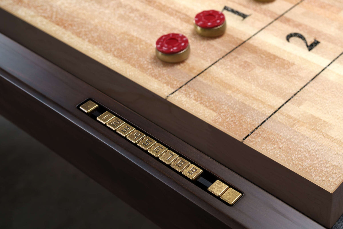 George Shuffleboard Table in Antique Coffee