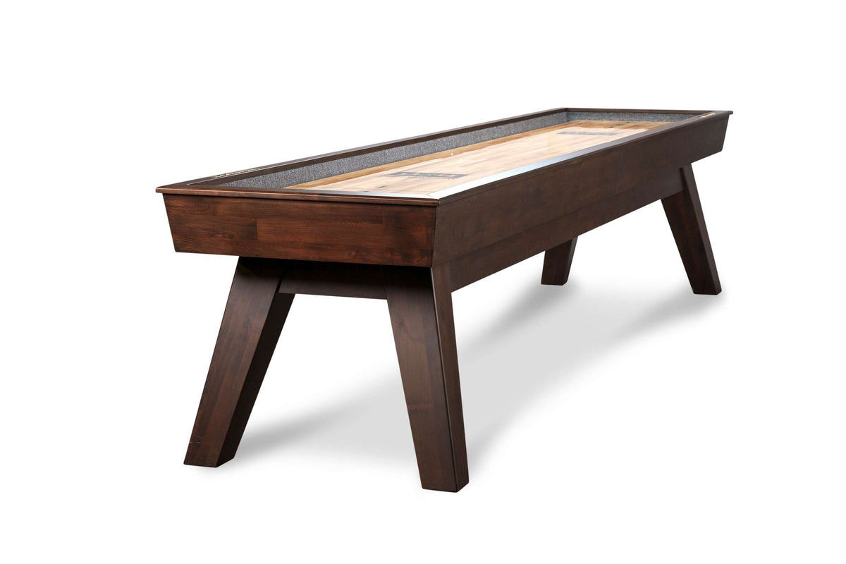 George Shuffleboard Table in Antique Coffee