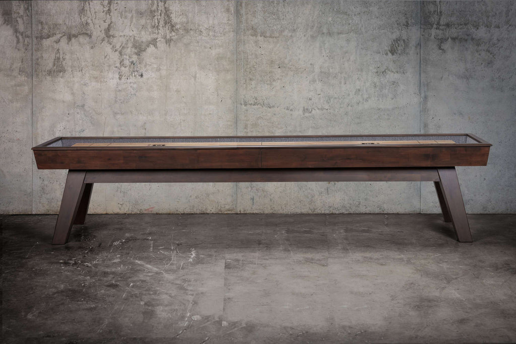 George Shuffleboard Table in Antique Coffee