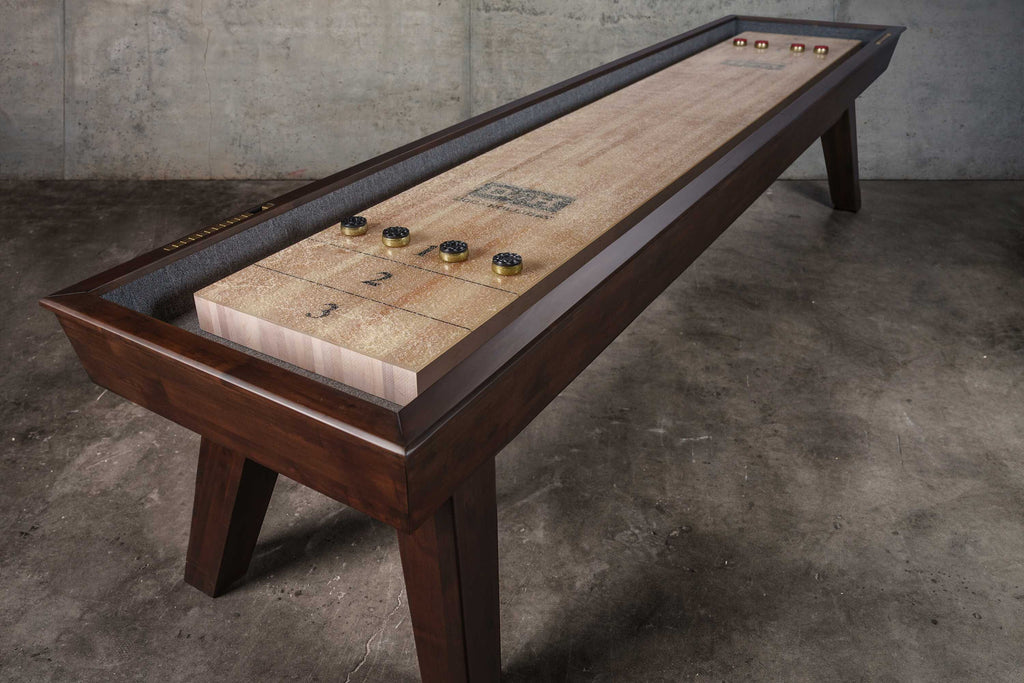 George Shuffleboard Table in Antique Coffee