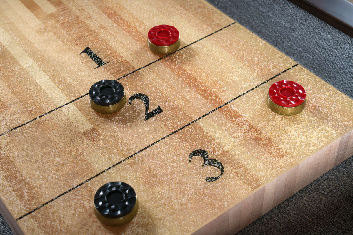 George Shuffleboard Table in Black Ash