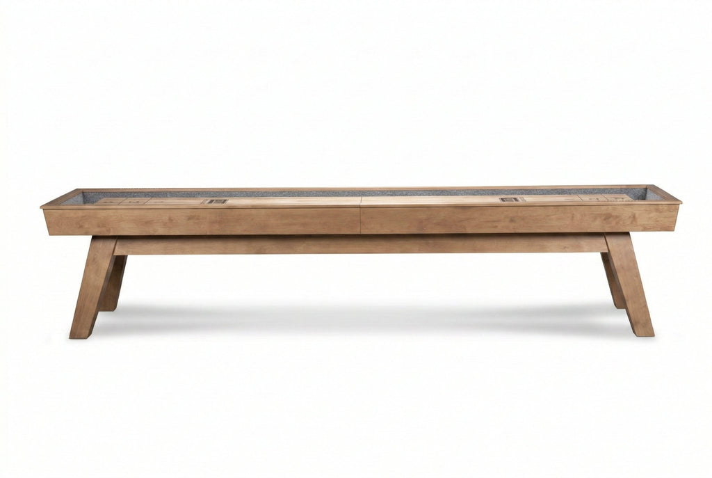 George Shuffleboard Table in Glazed Maple