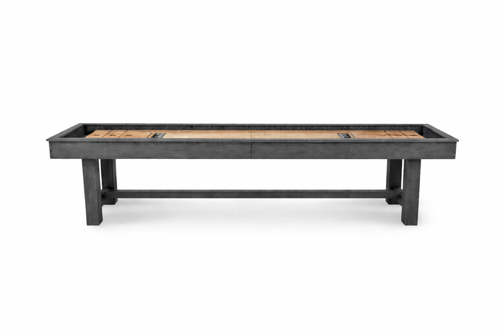 Hank Shuffleboard Table in Marble Grey