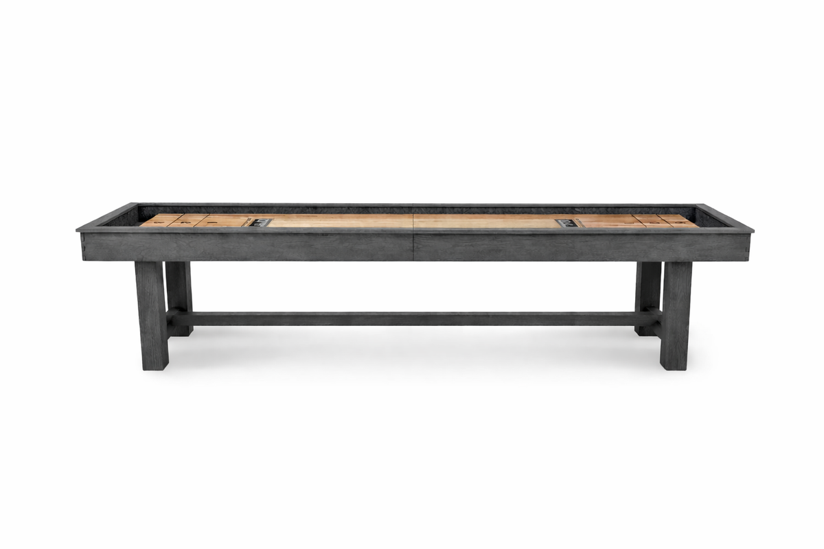 Hank Shuffleboard Table in Marble Grey