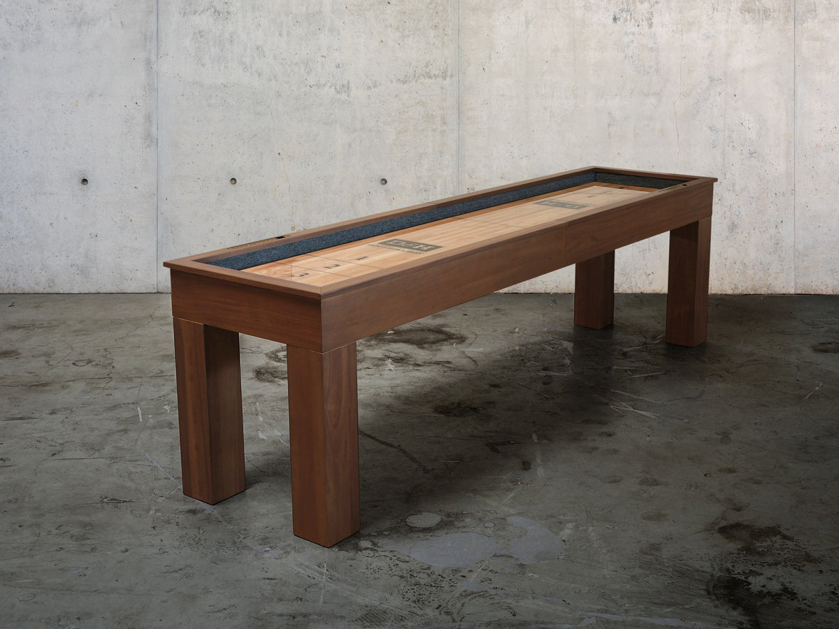 Paula Parsons Shuffleboard Table in Grey Walnut