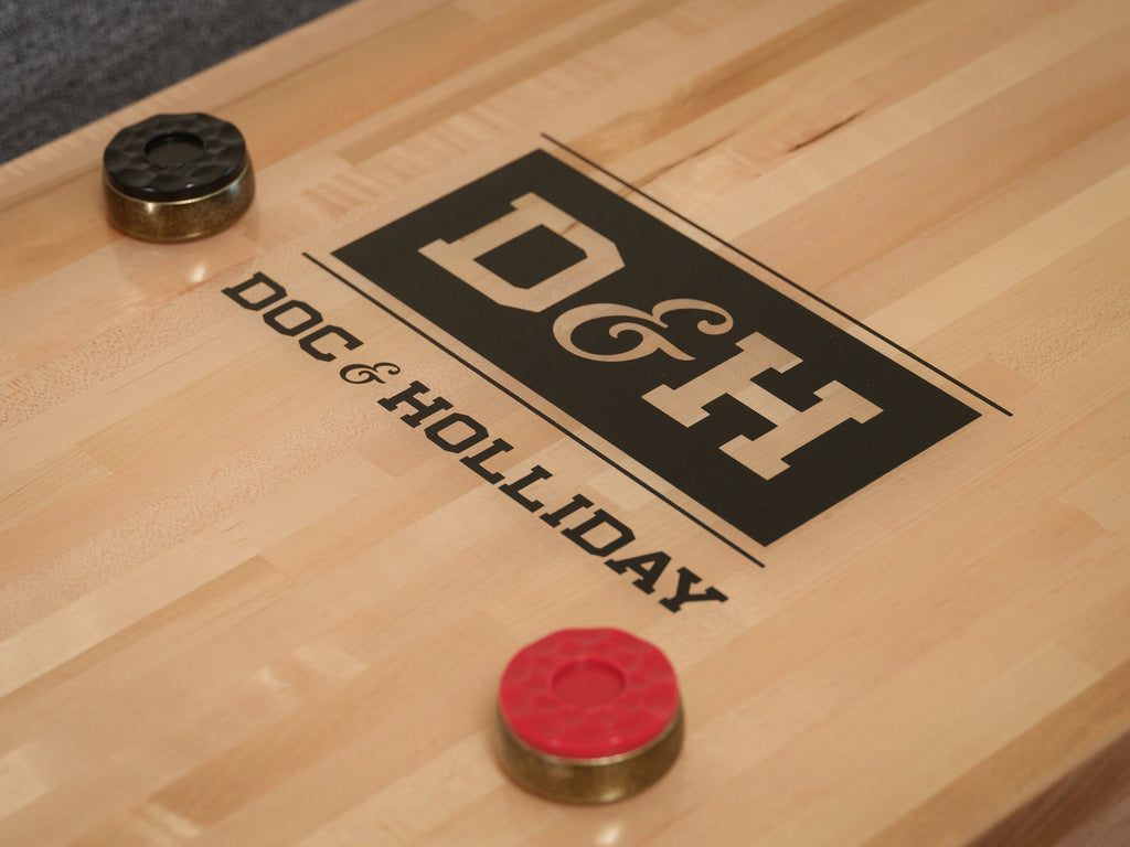 Paula Parsons Shuffleboard Table in Glazed Maple