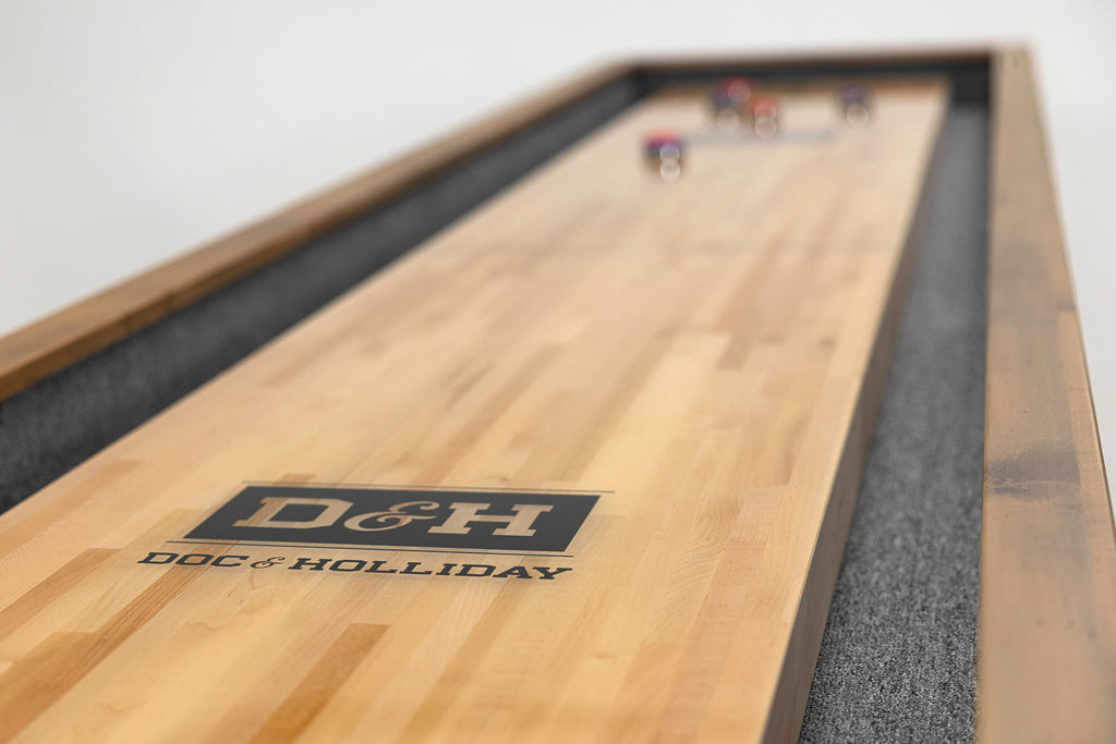 Paula Parsons Shuffleboard Table in Glazed Maple