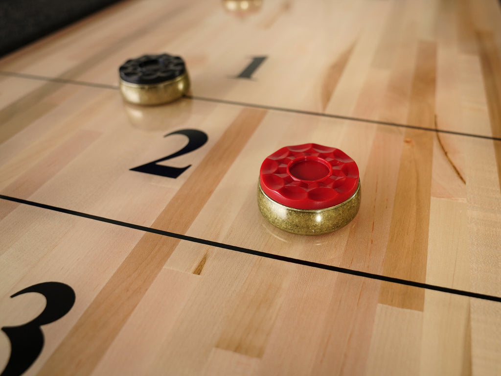 Paula Parsons Shuffleboard Table in Glazed Maple