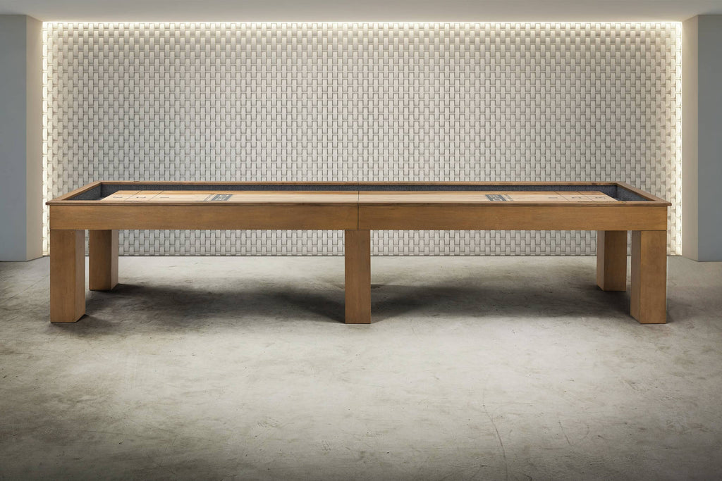 Paula Parsons Shuffleboard Table in Glazed Maple