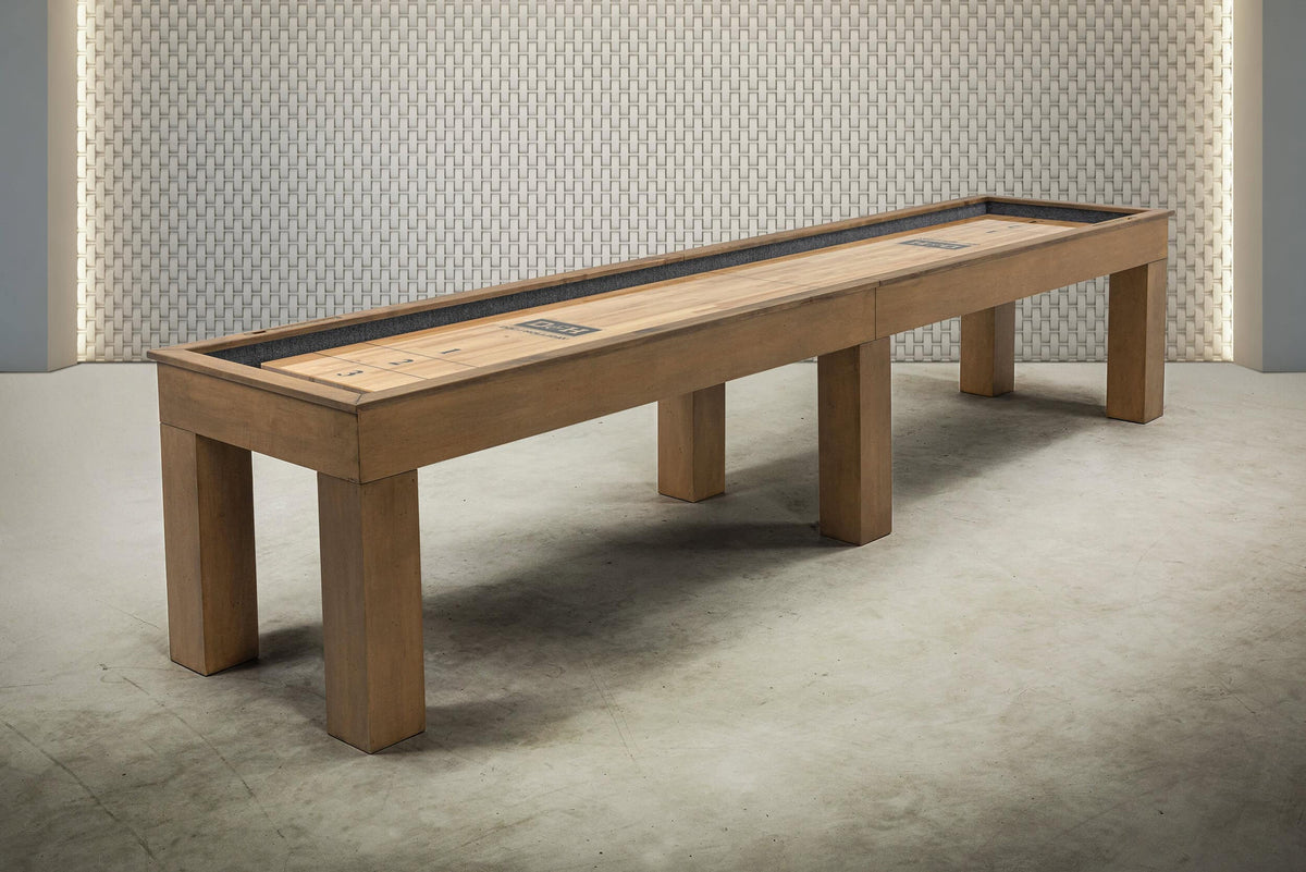 Paula Parsons Shuffleboard Table in Glazed Maple