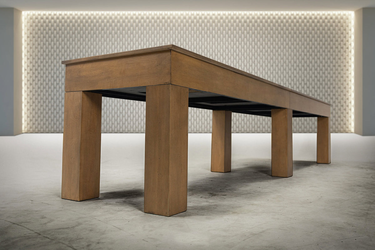 Paula Parsons Shuffleboard Table in Glazed Maple