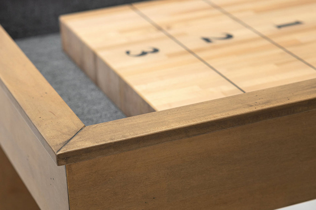 Paula Parsons Shuffleboard Table in Glazed Maple