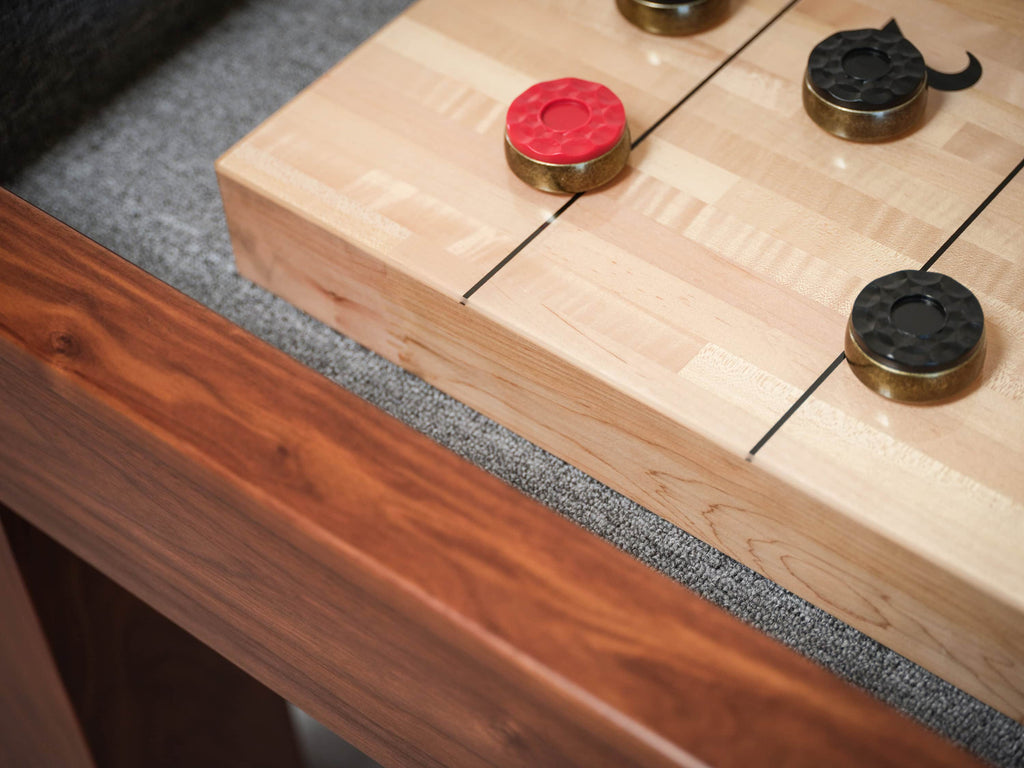 Paula Parsons Shuffleboard Table in Natural Walnut