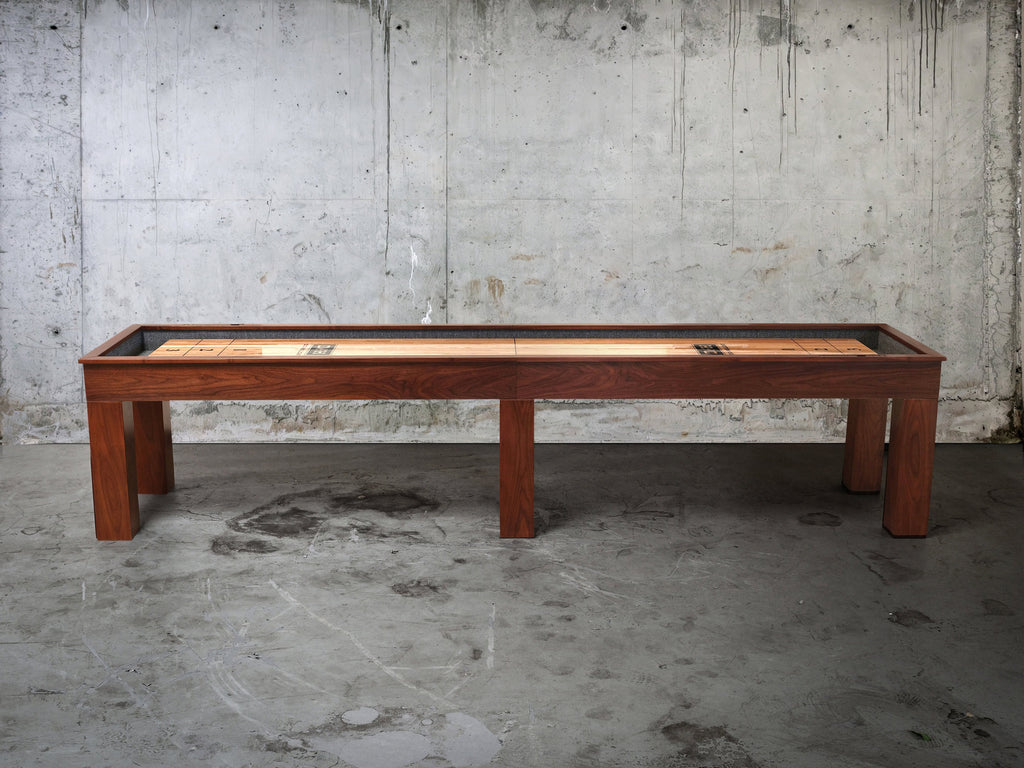 Paula Parsons Shuffleboard Table in Natural Walnut