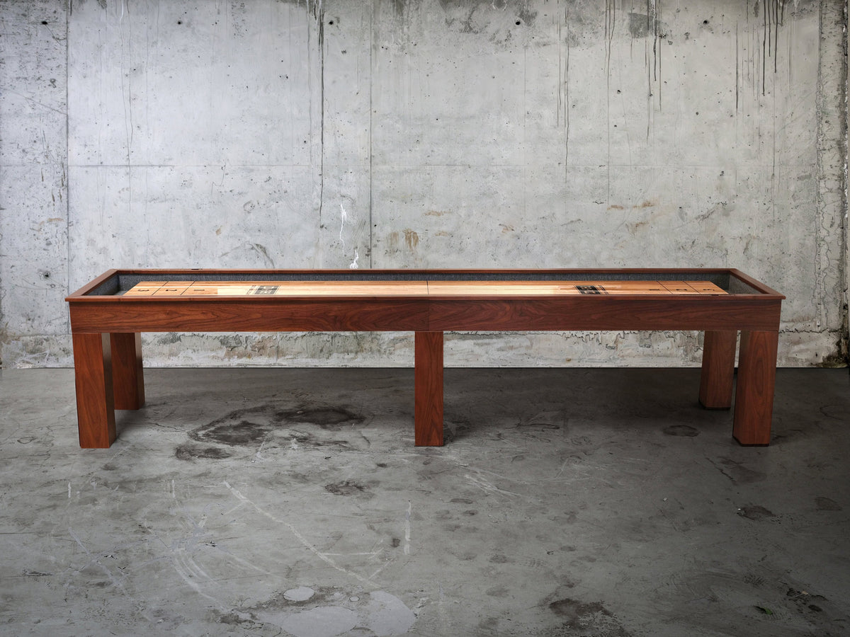 Paula Parsons Shuffleboard Table in Natural Walnut