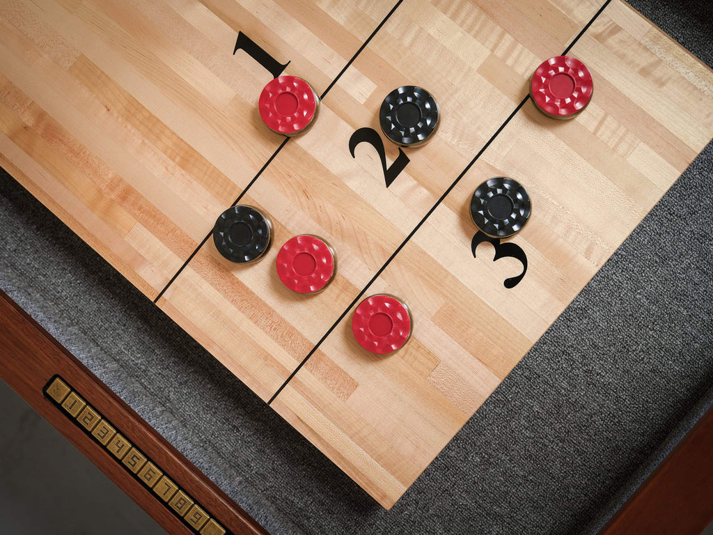 Paula Parsons Shuffleboard Table in Natural Walnut
