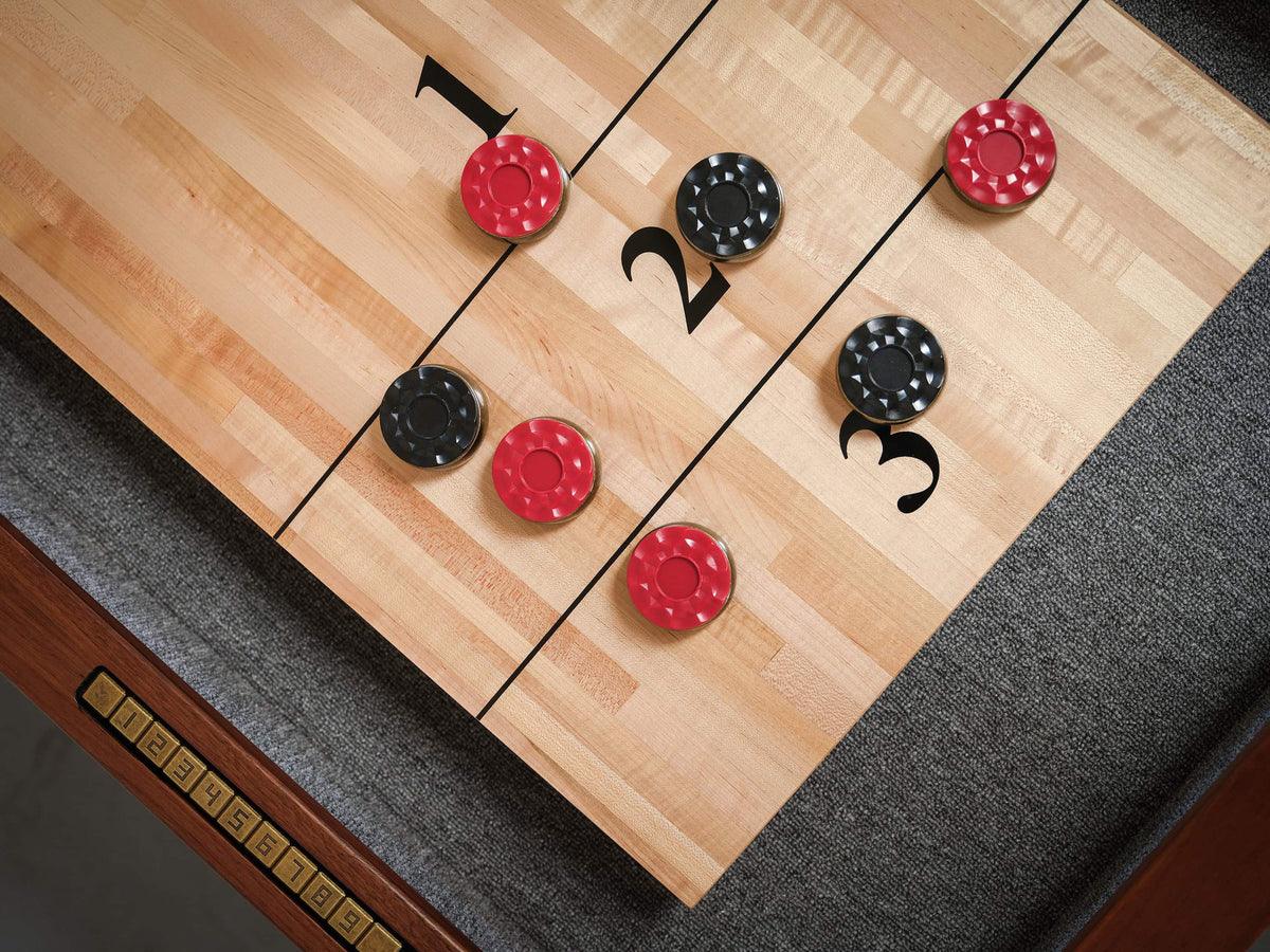 Paula Parsons Shuffleboard Table in Natural Walnut