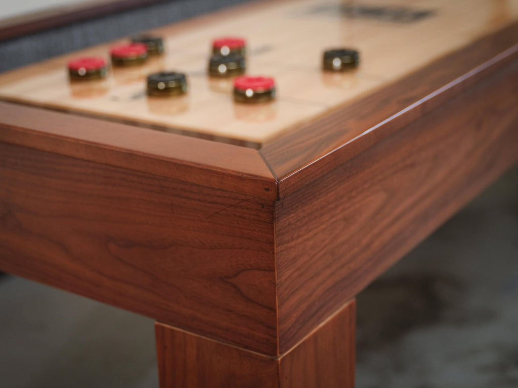 Paula Parsons Shuffleboard Table in Natural Walnut