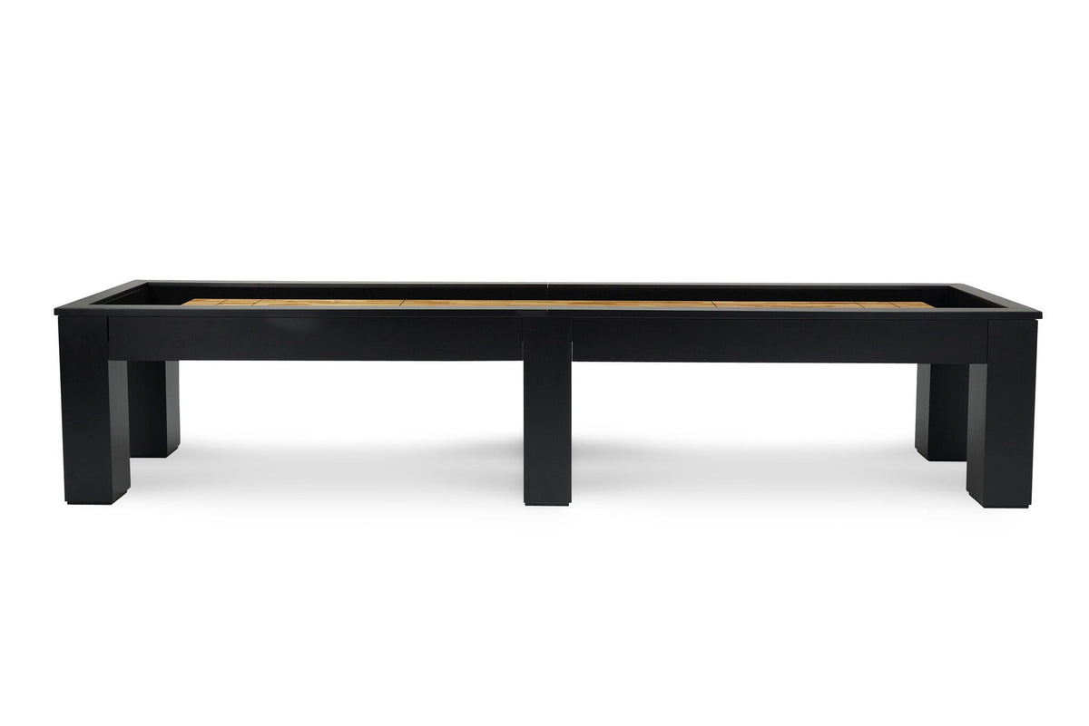 Peter Parsons Shuffleboard Table in Matte Black Lacquer