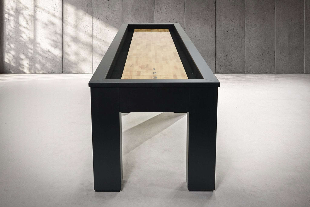 Peter Parsons Shuffleboard Table in Matte Black Lacquer
