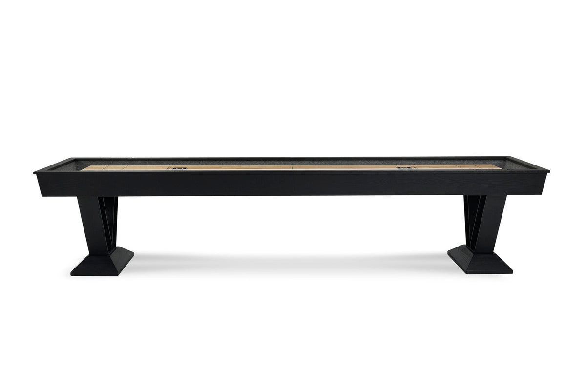 Savant Shuffleboard Table in Black Ash