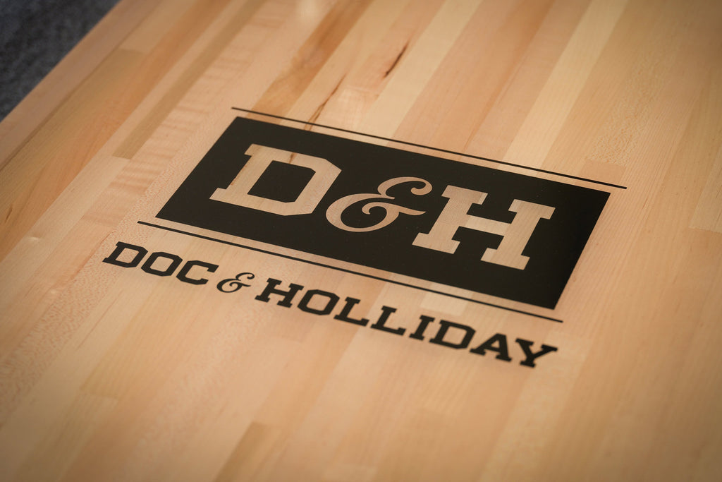 Savant Shuffleboard Table in Brown Sugar