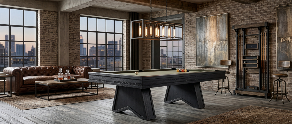 Ann Arbor Pool Table in Black Ash - photo 2