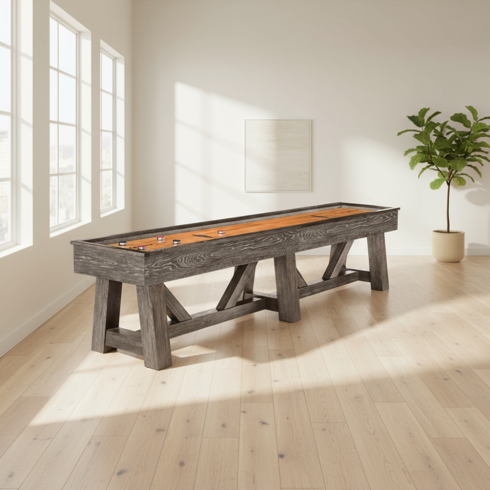 Botanic Shuffleboard Table in Dark Charcoal - photo 3