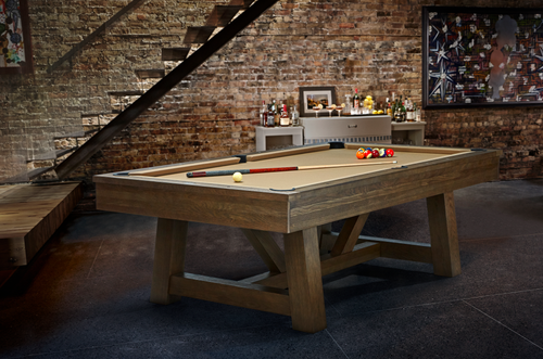 Botanic Pool Table in Rustic Dark Brown - photo 2