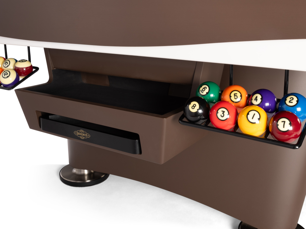 Gold Crown VII Pool Table in Classic Brown - photo 7