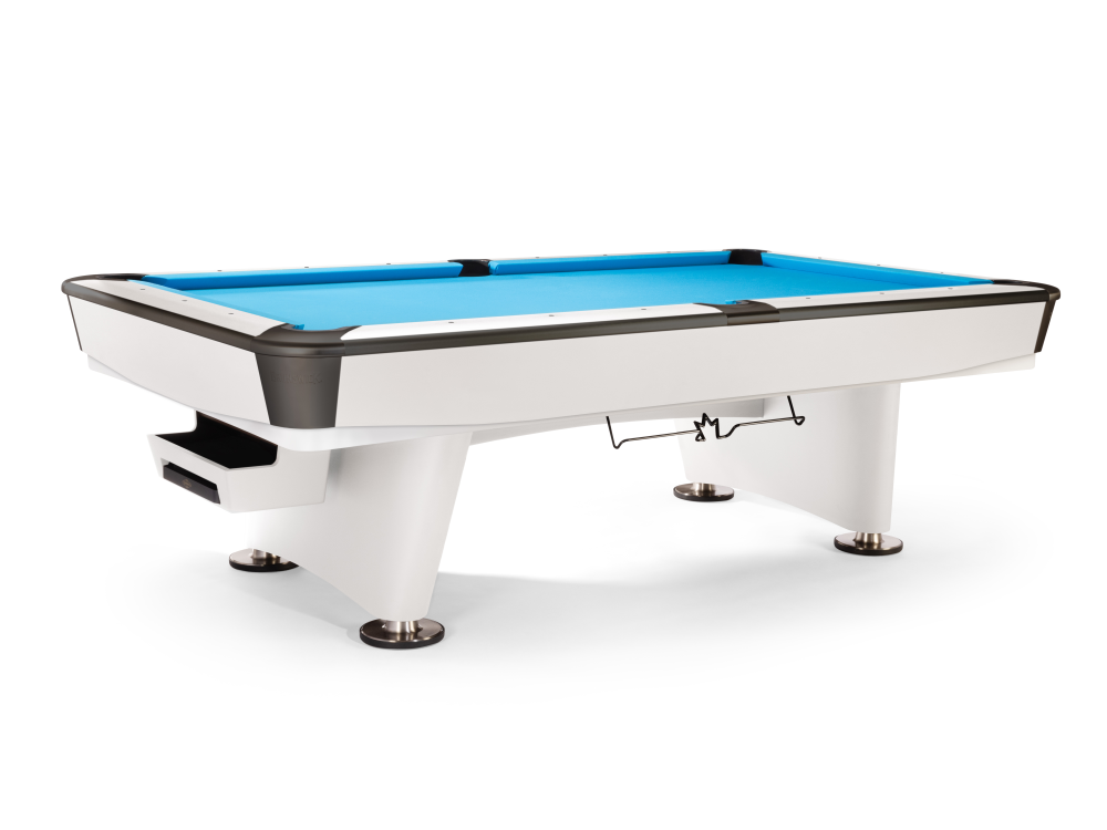 Gold Crown VII Pool Table in Modern White - photo 1