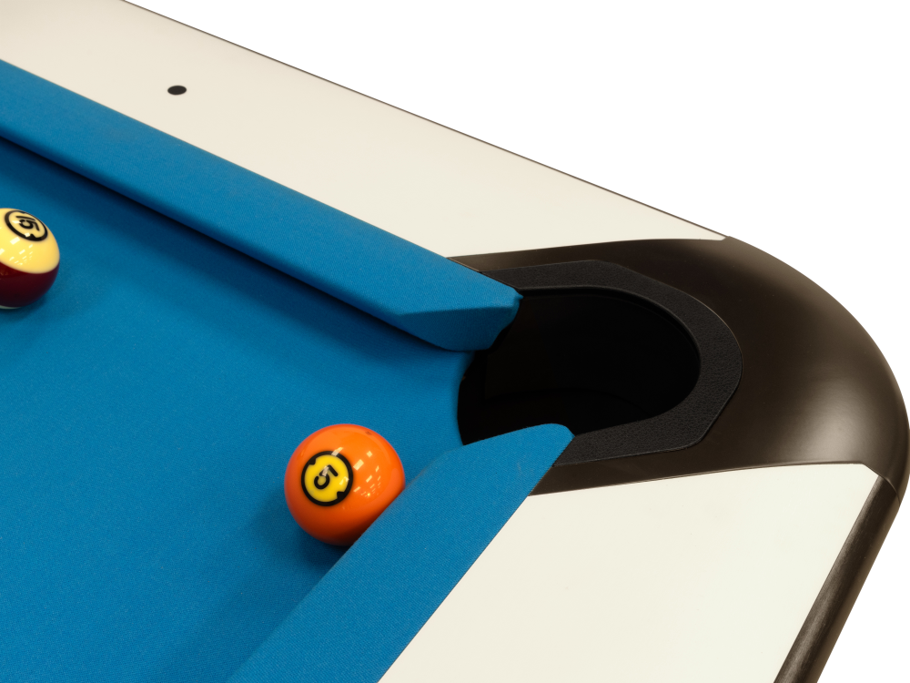 Gold Crown VII Pool Table in Modern White - photo 2
