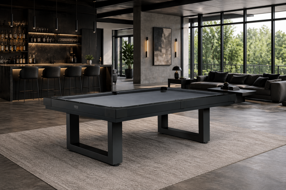 Lanai Outdoor Pool Table in Obsidian Black - photo 2