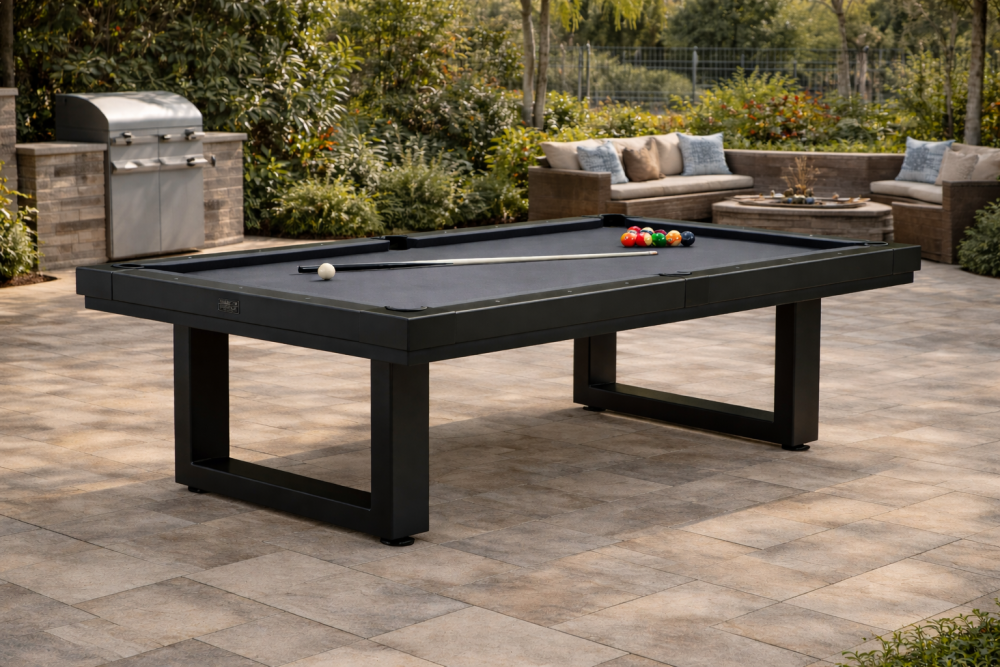 Lanai Outdoor Pool Table in Obsidian Black - photo 3