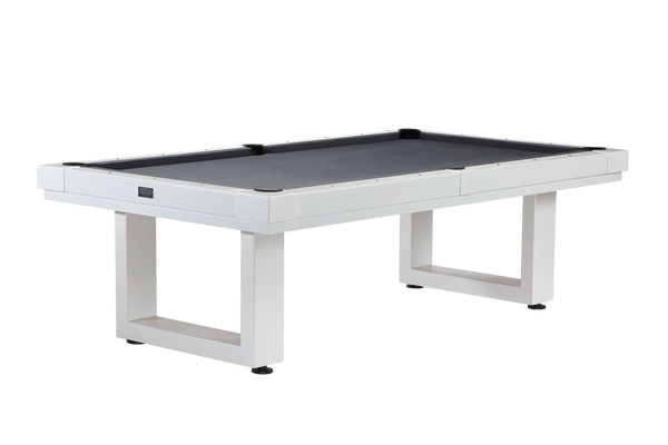 Lanai Outdoor Pool Table in Pearl White