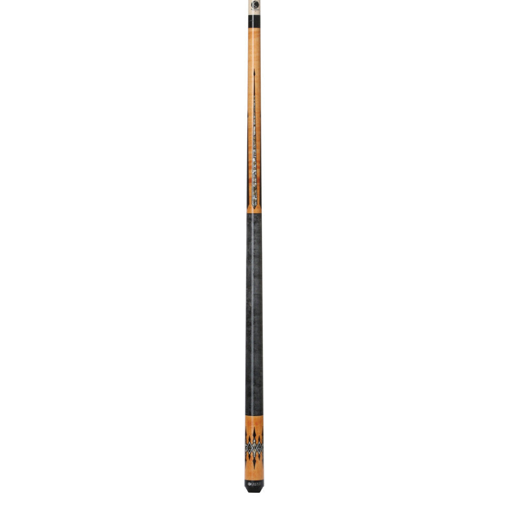 Lucasi Custom Grey Stained Birdseye & Natural/Lucite Grey Wrapless Cue - photo 2