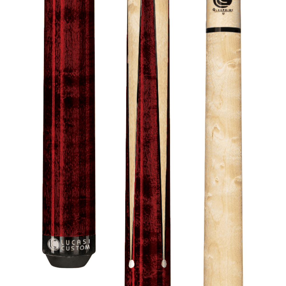 Lucasi Custom Red Maple Sneaky Pete Wrapless Cue - photo 1