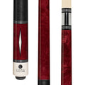 Lucasi Custom Venetian Red Diamond Series Cue with Black Linen Wrap - photo 1