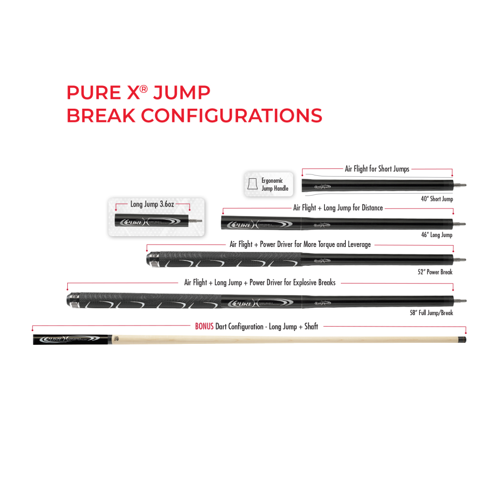 Pure X HXT 5-in-1 Jump/Break Cue - photo 4