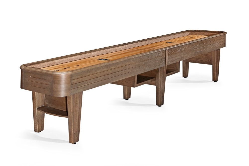 Andover II Shuffleboard Table in Rustic Dark Brown - photo 3