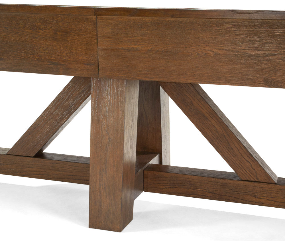 Botanic Shuffleboard Table in Rustic Dark Brown - photo 5