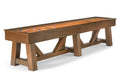 Botanic Shuffleboard Table in Rustic Dark Brown - photo 1