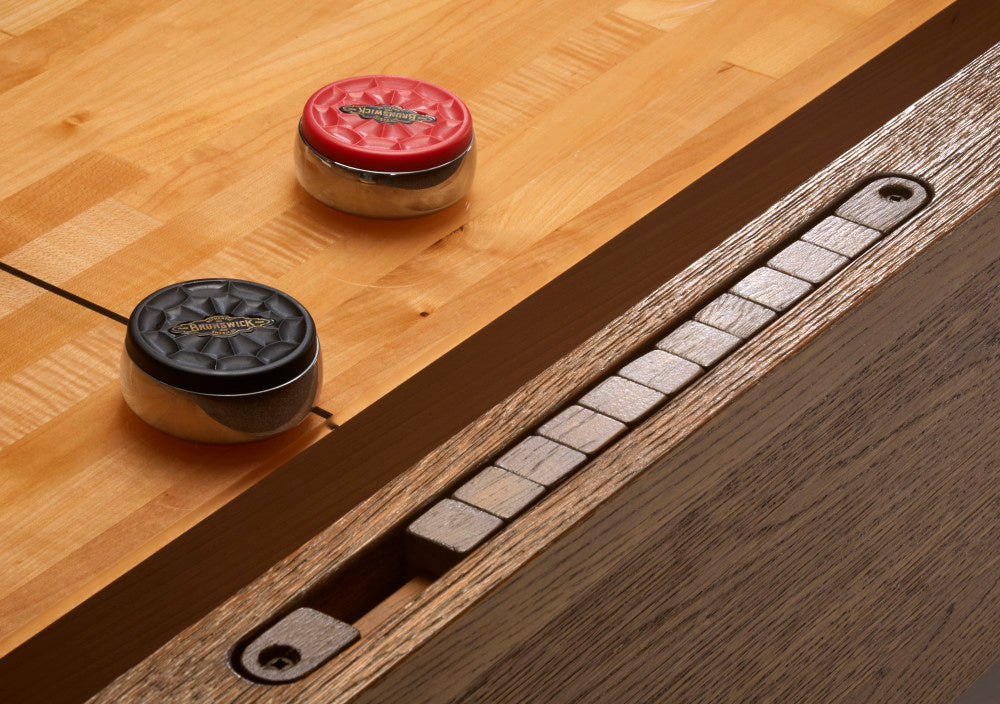 Botanic Shuffleboard Table in Rustic Dark Brown - photo 4