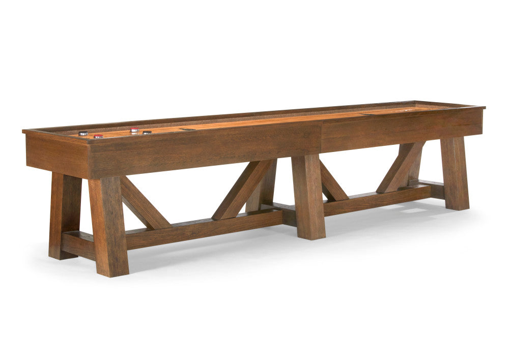 Botanic Shuffleboard Table in Rustic Dark Brown - photo 8