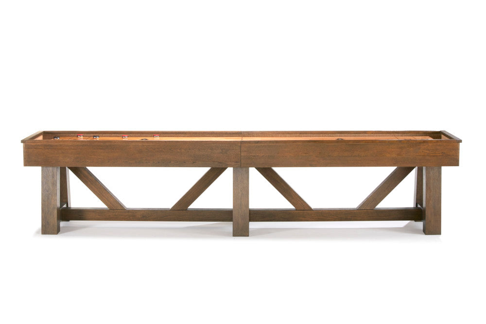 Botanic Shuffleboard Table in Rustic Dark Brown - photo 9