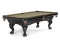 Glenwood Talon Ball and Claw Leg Pool Table in Matte Black with Coffee - photo 1