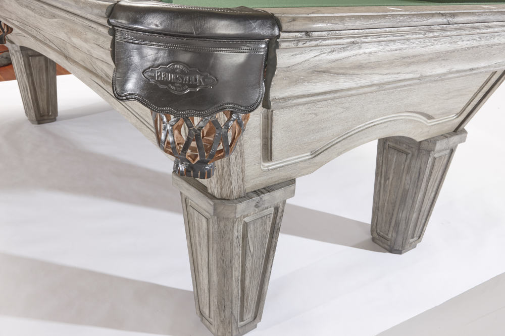 Glenwood Tapered Leg Pool Table in Rustic Grey - photo 7