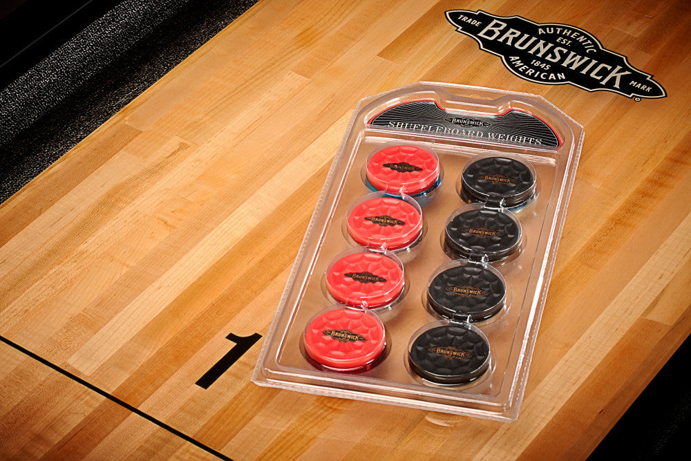 Shuffleboard Weights (Red and Black Caps) - photo 1
