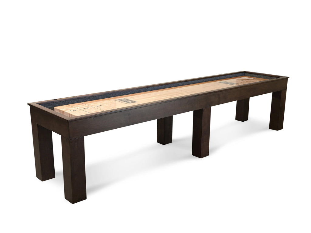 Paula Parsons Shuffleboard Table in Antique Coffee
